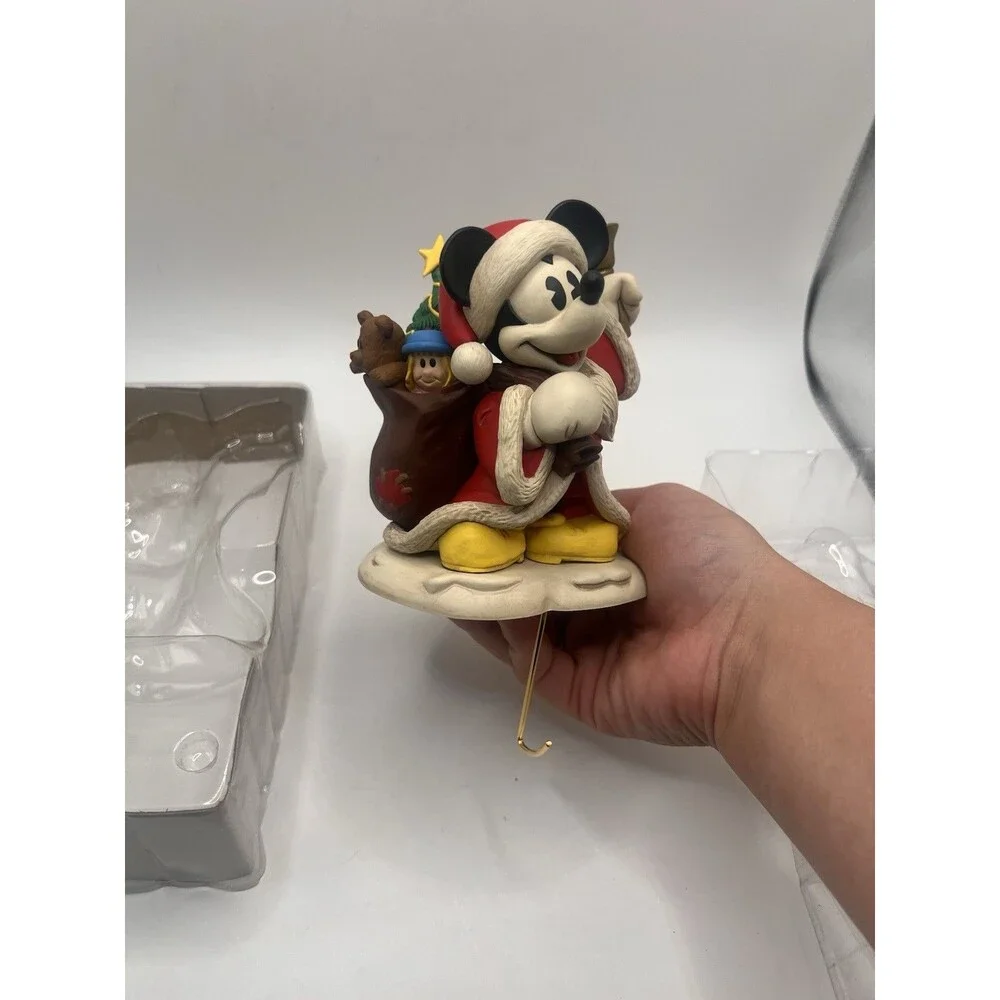 Hallmark Disney Mickey Mouse Santa Christmas Stocking Hanger